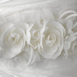 Wonderful White or Ivory Flower Bridal Strap