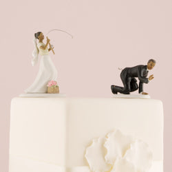 Catch Of The Day Bride And Groom Cake Topper