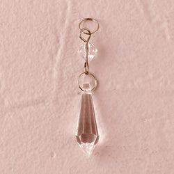 12 Miniature Acrylic Crystal Drops