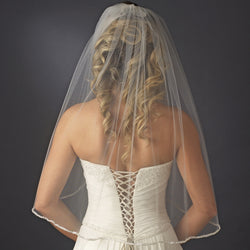 Bridal Wedding Single Layer Elbow Length Veil
