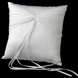 Crystal Accented Bridal Ring Bearer Pillow