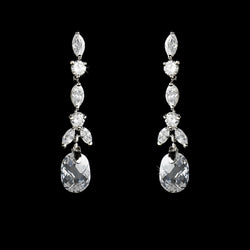 Elegant Dainty Crystal & Cubic Zirconia Earrings