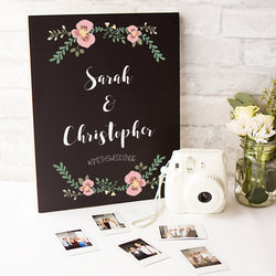 Personalized Wedding Chalkboard Sign