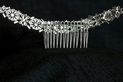 Art Deco Swarovski Crystal Comb
