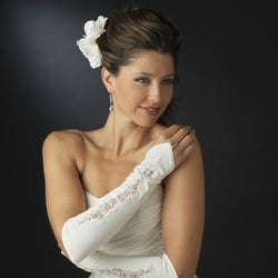 Designer Fingerless Bridal Glove