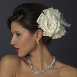 Bridal Hair Clip - Ivory