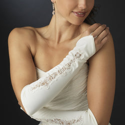 Designer Fingerless Bridal Glove