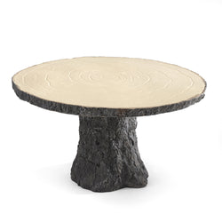 Rustic Log Cake Stand