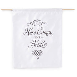 Elegant Here Comes the Bride Sign