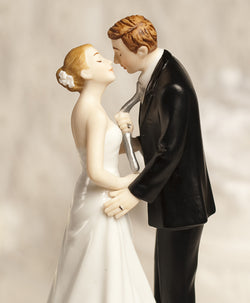 "Tie(ing) the Knot" Wedding Cake Topper