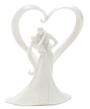 "Embraceable You" Modern Cake Topper