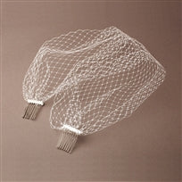 French Netting Birdcage Visor Veil