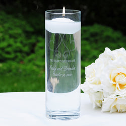 Whimsical Hearts Floating Unity Candles