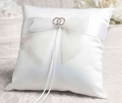 Rhinestone Rings Wedding Ring Bearer Pillow