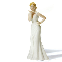 Bride Blowing Kisses Figurine