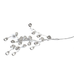 Crystal & Silver Wire Decorative Garland