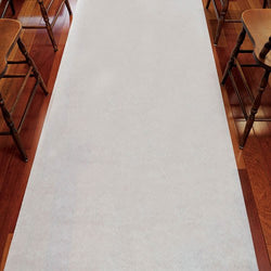 Wedding Aisle Runner - Plain White 33g Non-Woven Fabric