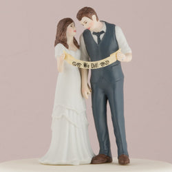 “Indie Style” Wedding Couple Figurine