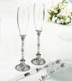 Beaded Toasting Glasses