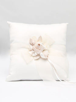 Amour Ring Pillow - Available in White & Ivory
