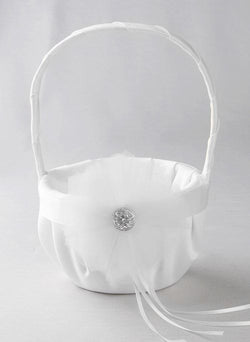 Chloe Flower Basket - White & Ivory