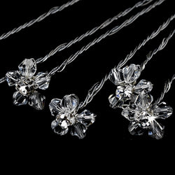 Crystal Flower Bouquet Jewelry (set of 6)
