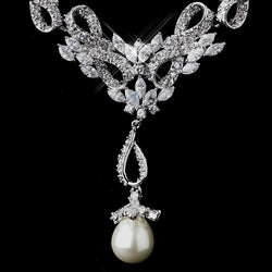 Pearl & CZ Jewelry Set
