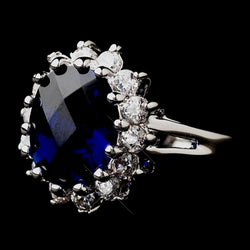 Sapphire CZ Ring Inspired by Royal Princess Kate Middleton