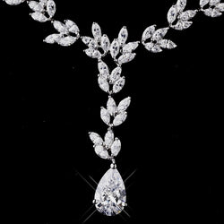 Silver Cubic Zirconia Necklace