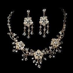 Stunning Swarovski Crystal Jewelry Set - Available in: Gold or Silver